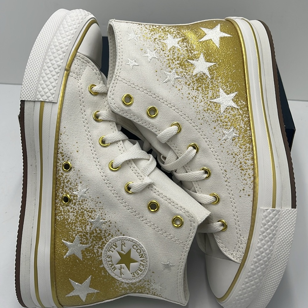 Converse WMNS High-Top Sneakers A12877C
CTAS EVA LIFT HI
VINTAGE WHITE/GOLD - Picture 11 of 16